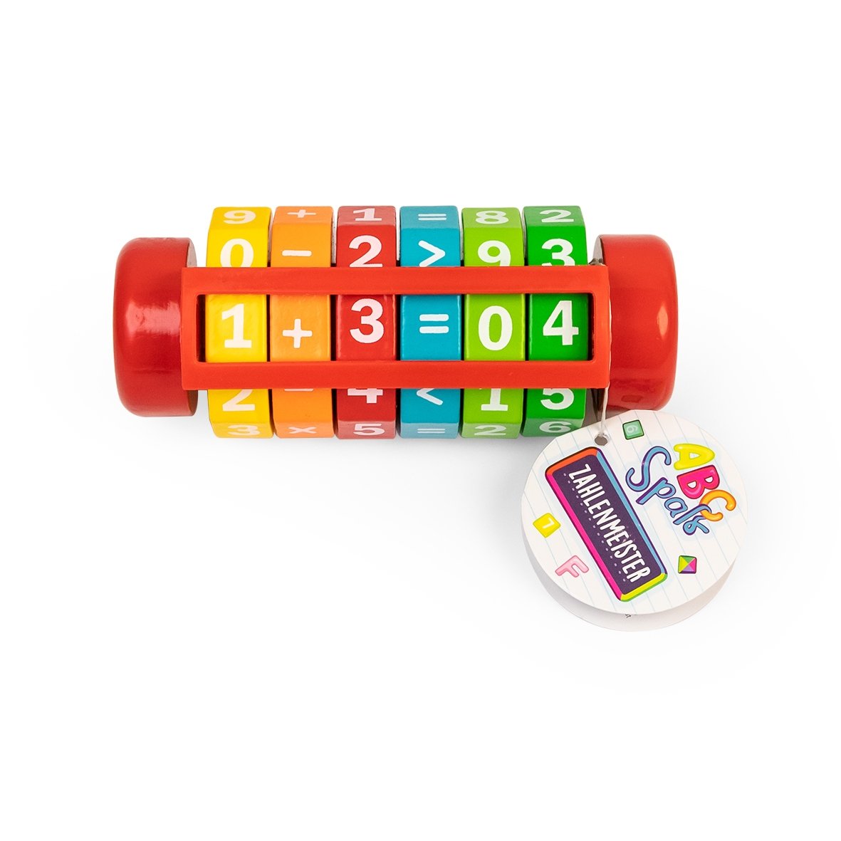 Zdjęcia - Zabawka edukacyjna ABC Trendhaus, drewniany walec matematyczny  do nauki liczenia 