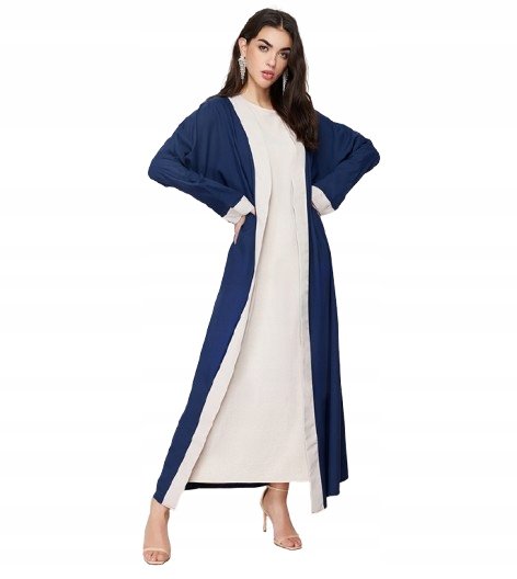 Trendyol TRENDYOL DŁUGA SUKIENKA ABAYA Z DŁUGIM RĘKAWEM 38 5_A