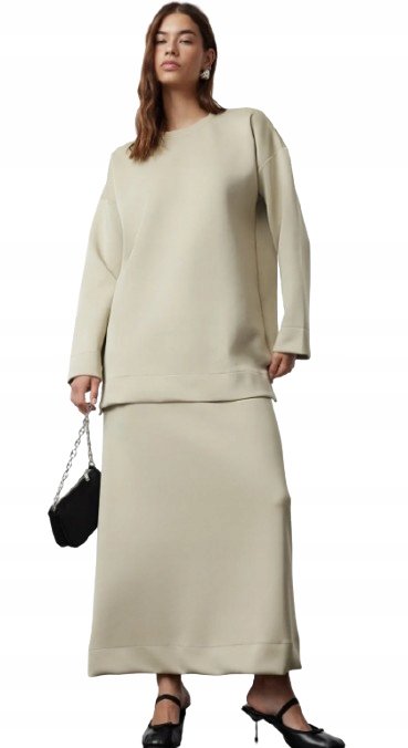 Trendyol TRENDYOL KOMPLET DRESOWY BLUZA I SPÓDNICA ZIELONY 36 5BA