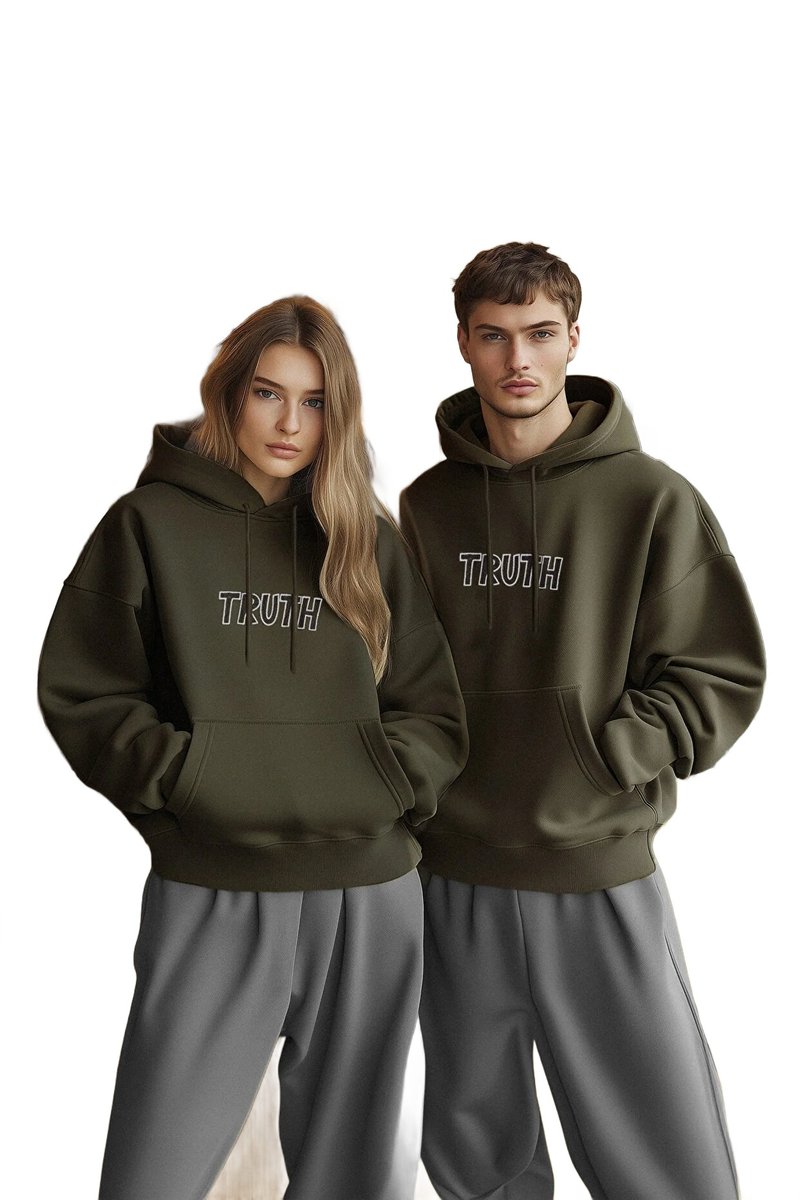 Trendyol TRENDYOL MAN BLUZA MĘSKA KAPTUR Z NADRUKIEM I KIESZENIĄ KANGURKĄ XL 5DA