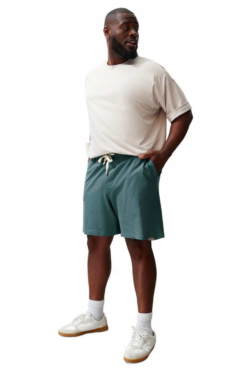 Trendyol TRENDYOL MĘSKIE SPODENKI ZIELONE WIĄZANE KRÓTKIE 3XL OPA