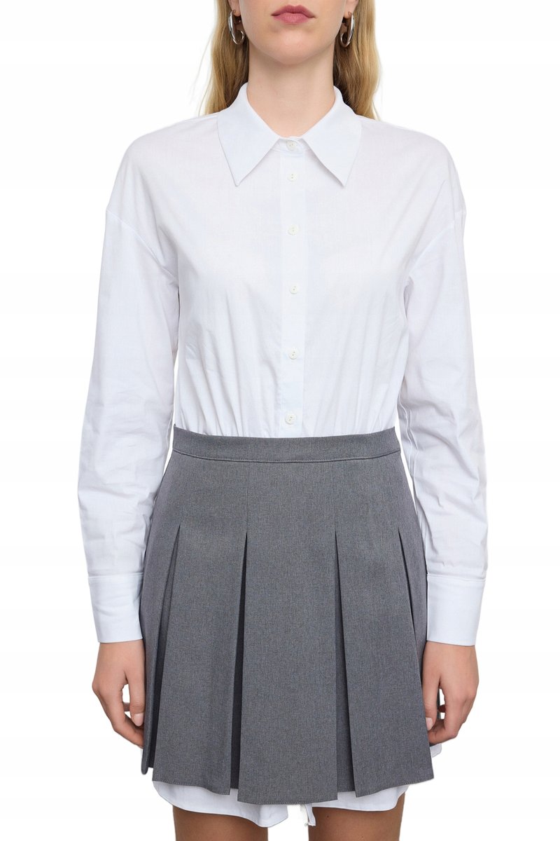 Trendyol TRENDYOL SUKIENKA DAMSKA PROSTA Z KOŁNIERZYKIEM 38 5EA