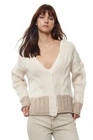 TRENDYOL SWETER DAMSKI KARDIGAN WARKOCZE BEŻOWY KREMOWY M 5EA* Trendyol