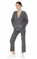 TRENDYOL SZARY KOMPLET SWETER I SPODNIE BASIC L 5AA Trendyol