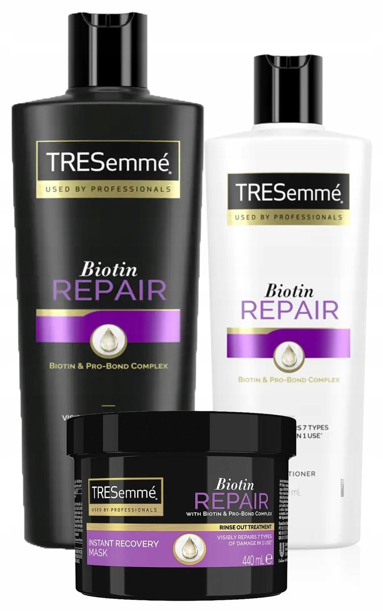 TRESemmé Biotin Repair, Zestaw Kosmetyków Do Włosów, 3 Szt. | Sklep ...