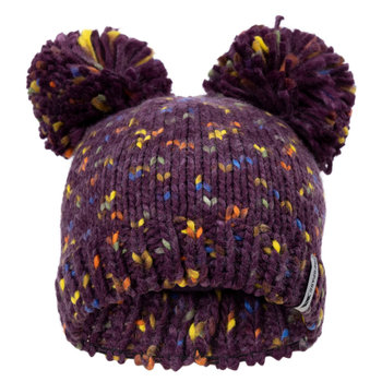 Trespass Czapka Ted Pom Pom Dla Dzieci (116/122 / Purpurowy) - trespass