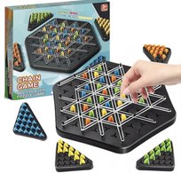 Triggle Gra W Trójkąty Logiczna Trójkątne Szachy Chain Game Rodzinna Hit, gra zręcznościowa, Lean Toys