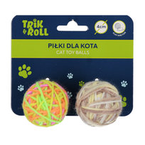 Trik&Roll, piłki dla kota 2szt 4cm