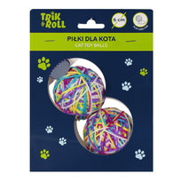 Trik&Roll, piłki dla kota 2szt 6cm
