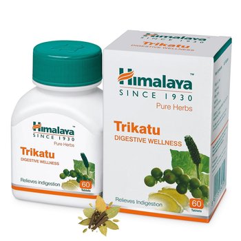 Trikatu wspomaga trawienie Himalaya Suplement diety, 60 tabletek - HDC