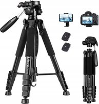 TRIPOD STATYW FOTO 185cm APARAT TELEFON GŁOWICA UCHWYT PŁYTKA VICTIV NT70