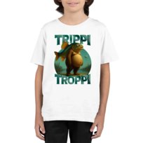 Trippi troppi - Italian Brainrot - dziecięca koszulka viral trend rozmiar 9/11 lat BIAŁA