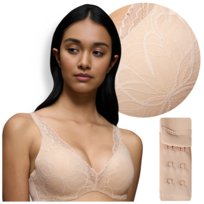 Triumph Biustonosz Body Make-Up Illusion Lace Wp, Beige 90B Triumph