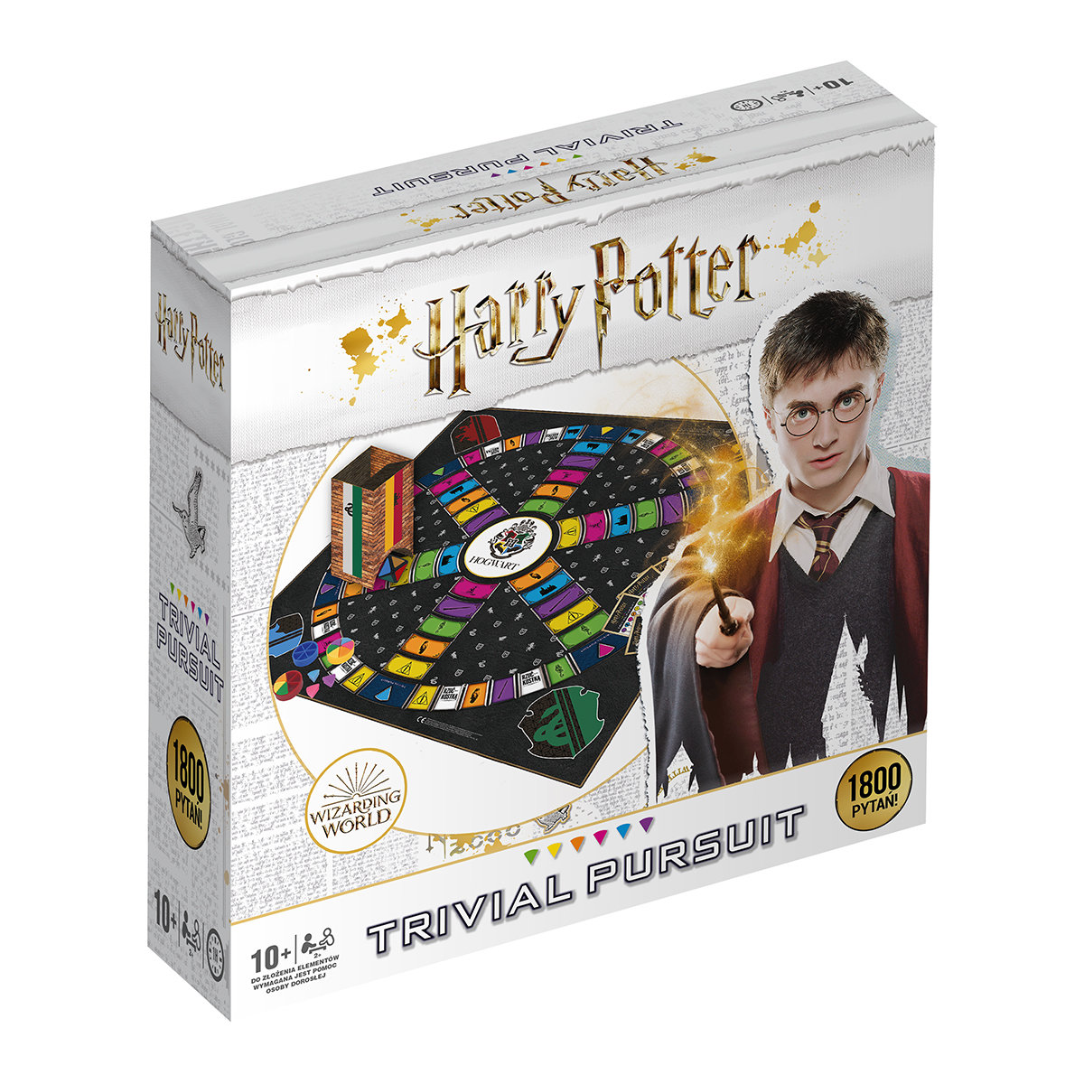 Trivial Pursuit Harry Potter Deluxe, gra towarzyska, Winning Moves-Zdjęcie-0