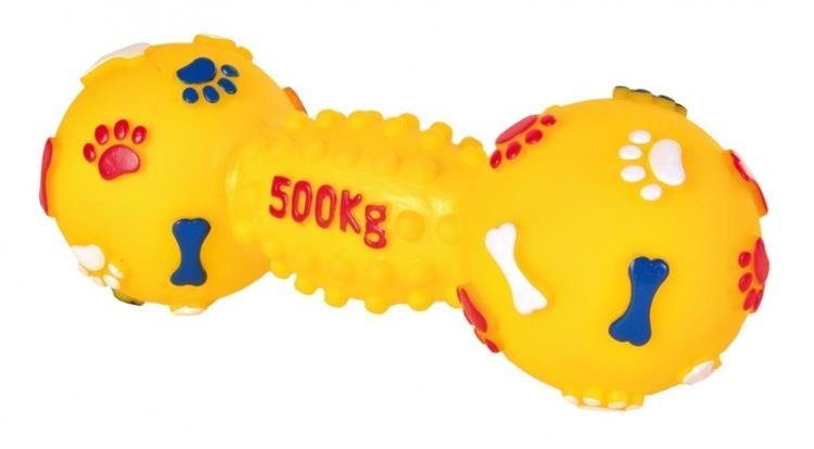 Фото - Іграшка для собаки Trixie hantel winylowy średni 19 cm 