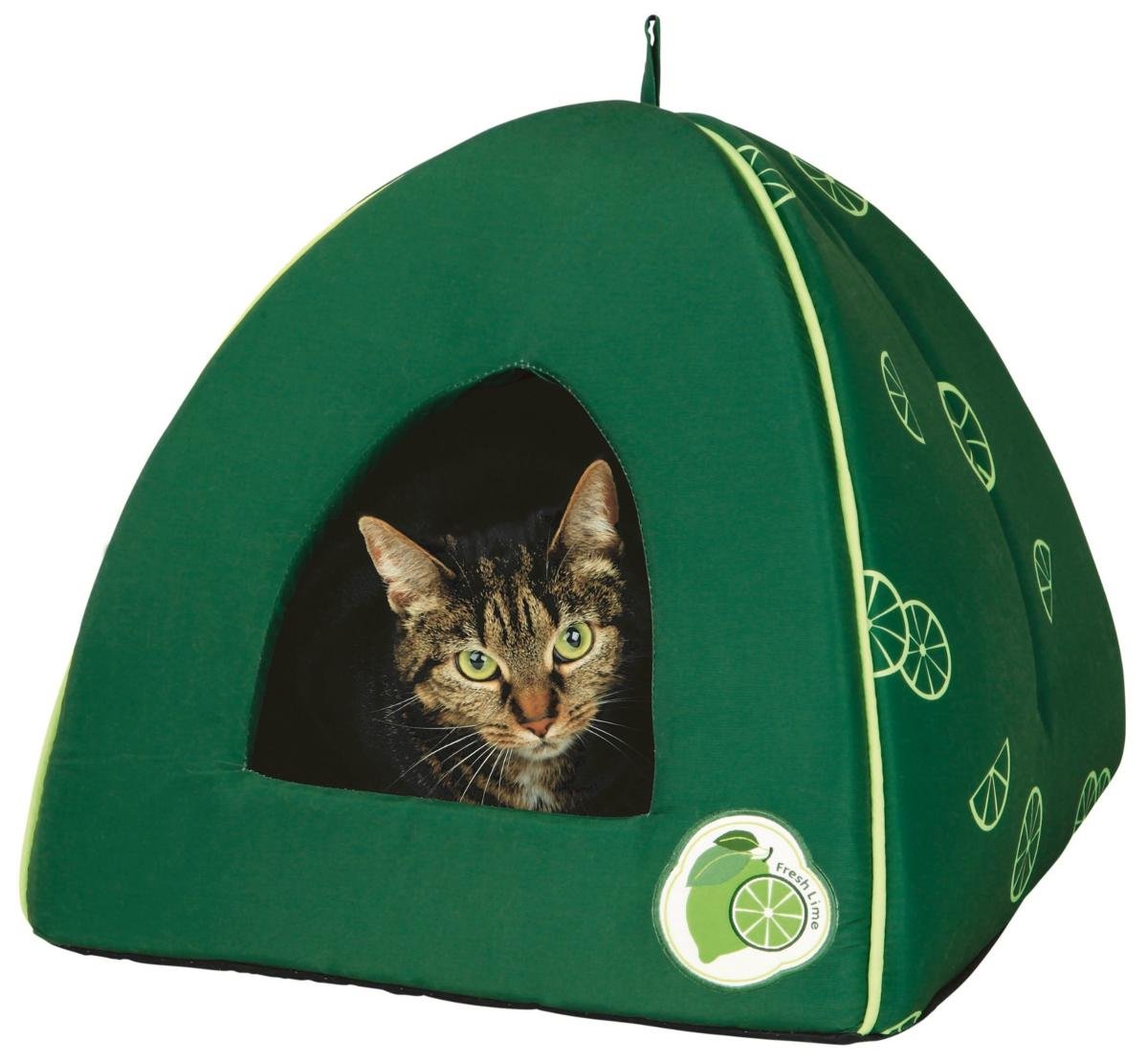 TRIXIE Legowisko Jaskinia Domek Budka FRESH FRUIT ciemnozielona Ciemnozielone-Zdjęcie-0
