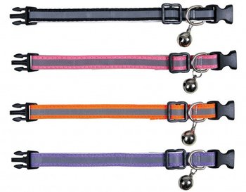 Trixie nylonowa odblaskowa obroża dla kociąt i małych kotów - Trixie