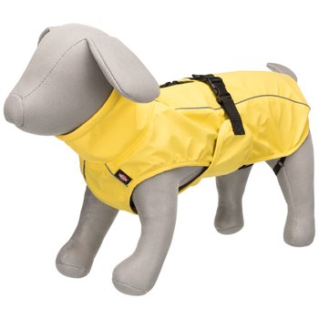 TRIXIE Płaszcz przeciwdeszczowy dla psa Vimy, L, 62 cm, żółty - Trixie