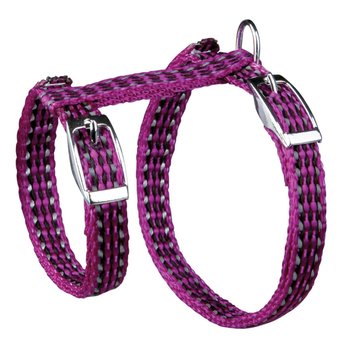 TRIXIE Szelki + Smycz dla kota ODBLASKOWE 22-42cm / 10mm / 1,2m - Trixie