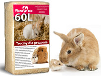 Trociny Podściółka Dla Gryzoni 60L Florazoo
