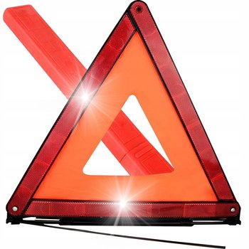 TRÓJKĄT SAMOCHODOWY OSTRZEGAWCZY ODBLASKOWY do SAMOCHODU AUTA + ETUI - Inny producent