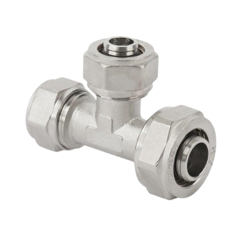 Trójnik Pex Skręcany 25X20X25 Hydroland Pex.Tr25X20X25-Zdjęcie-0