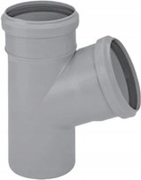 Trójnik Pp Kanalizacyjny 40X40Mm 45 Stopni Szary Magnaplast Up04T04A Magnaplast