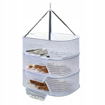 Trójpoziomowa Suszarka do Ziół Ryb Składana Organizator Trzy Tacki Wisząca - Inny producent