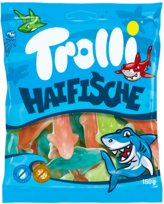 Trolli Haifische 150g - żelki w kształcie rekinów Trolli