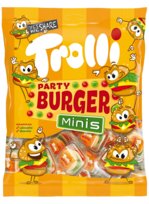Trolli Party Burger Minis 170g - owocowe żelki w kształcie mini-burgerów Trolli