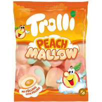 Trolli Peach Mallow 150g - pianki brzoskwiniowe z nadzieniem Trolli