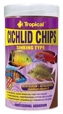 Фото - Корм для риб Tropical CICHLID CHIPS 250ml/130g 