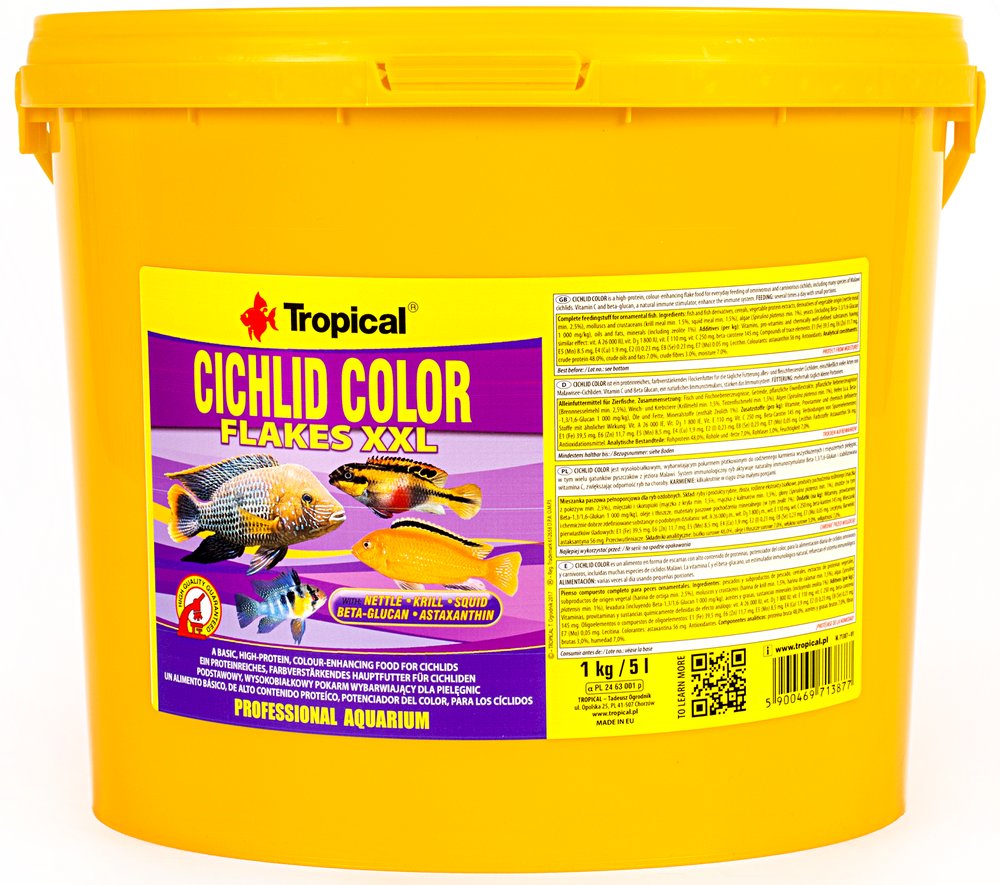 Фото - Корм для риб Tropical Cichlid Color XXL Size 5000ml 