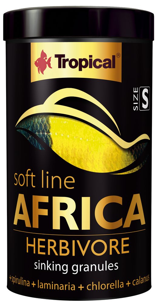 Фото - Корм для риб Tropical Soft Line Africa Herbivore 250ml/150g 