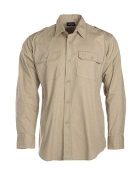 Tropikalna koszula z długim rękawem w kolorze khaki - Mil-Tec