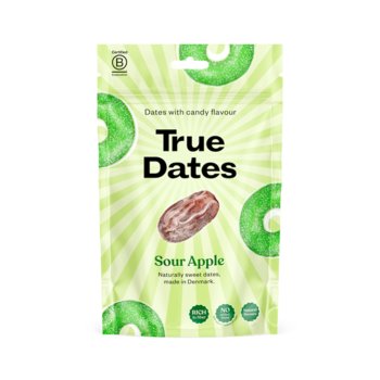 TRUE DATES Daktyle o Smaku Sour Apple 100g BEZ CUKRU - Inna marka