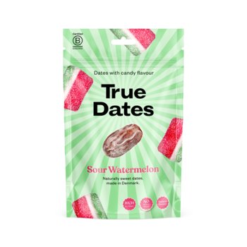 TRUE DATES Daktyle o Smaku Sour Watermelon 100g BEZ CUKRU - Inna marka