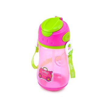 Trunki, Bidon ze słomką, Różowy Trixie - Trunki