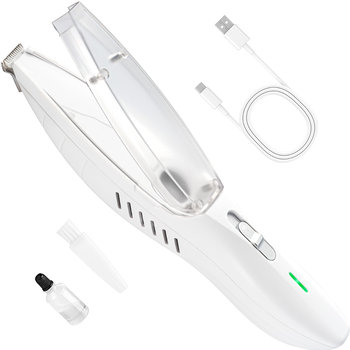 Trymer dla psa do łap Z ODKURZACZEM Bezprzewodowy Maszynka do sierści Kota - Ragi