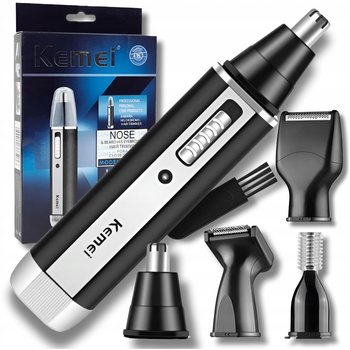 Trymer do nosa i uszu brody brwi maszynka golarka baków włosów 4W1 zestaw - Omna