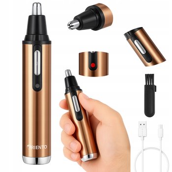 TRYMER DO NOSA I USZU BRWI WĄSÓW BRODY DEPILATOR WŁOSÓW GOLARKA USB - inna (Inny)