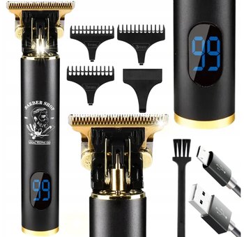 Trymer Do Strzyżenia Golenia Włosów Brody Zarostu Maszynka Ekran Lcd - inna (Inny)