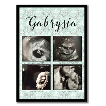 Trymestr ciąży, zdjęcia USG, pamiątka z ciąży prezent na Baby Shower Ciąża - Inny producent