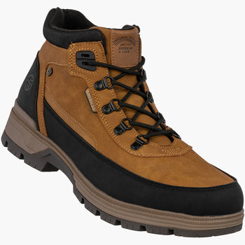 Trzewiki Męskie Ekoskóra Buty Ocieplane Za Kostkę Zimowe Camel American Club RH140/24 Camel 46 - AMERICAN CLUB