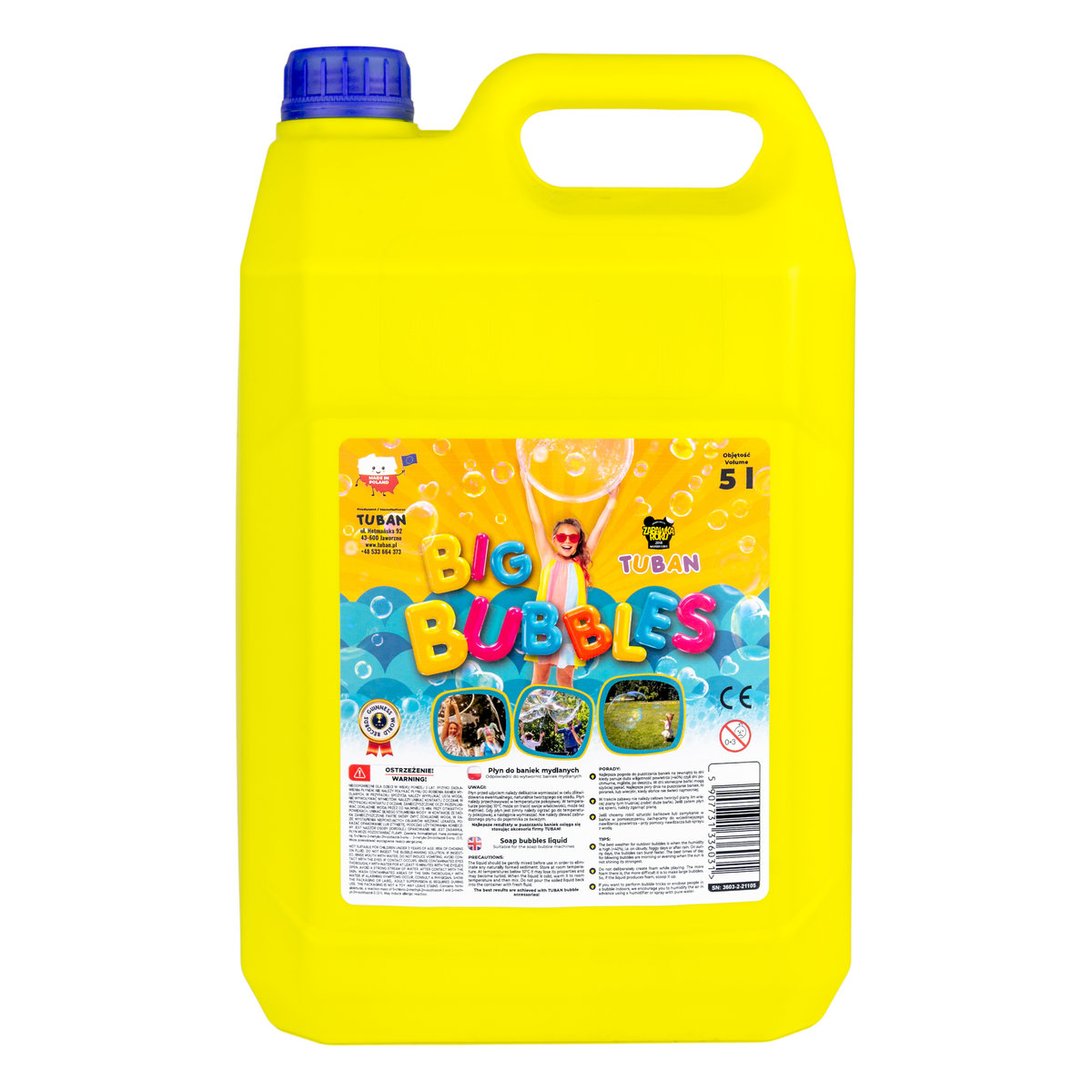 Tuban, Płyn do dużych baniek mydlanych, 5l