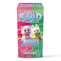 Tuban, Zestaw Fluffy Sand - Puszysty Piasek Różowy & Zielony 2 X 70 G TUBAN