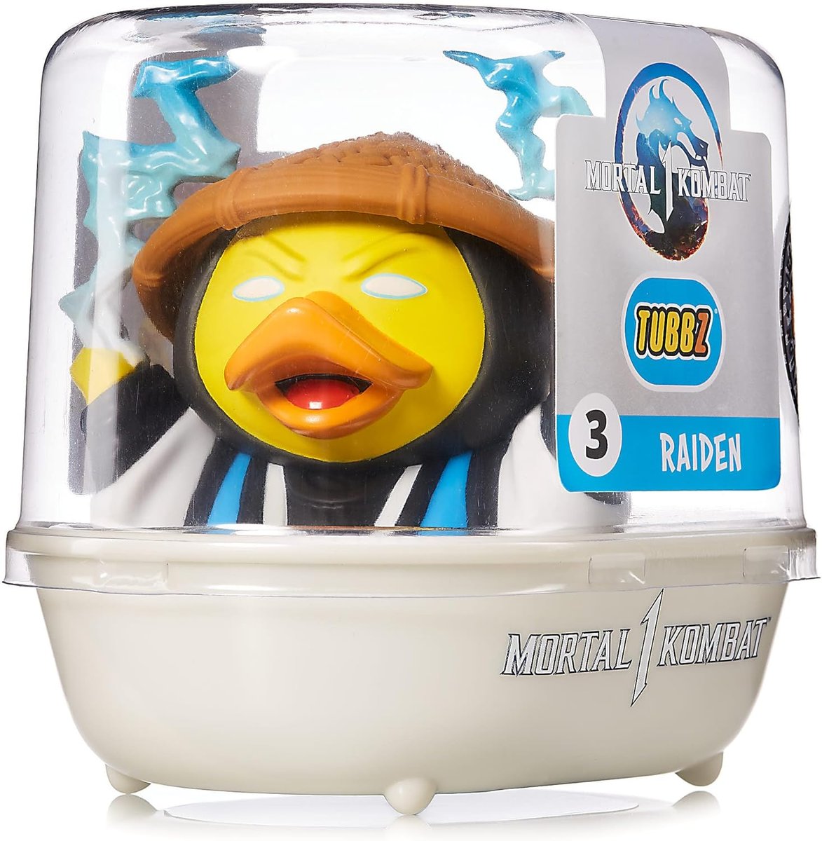 Tubbz Kaczuszka Figurka Numskull Bath duck Prezent Mortal Kombat Raiden ...