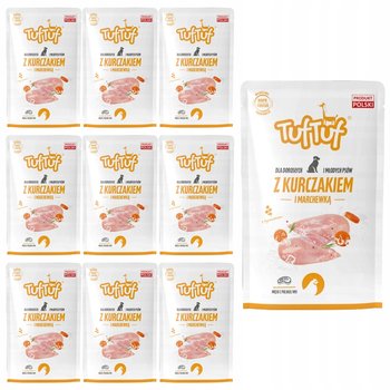 TUF TUF Saszetka Karma mokra dla psa Kurczak Marchewka 10 x 100g - Tuf Tuf