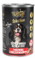 Tuf Tuf SELECTION mokra karma dla psa wołowina 415g