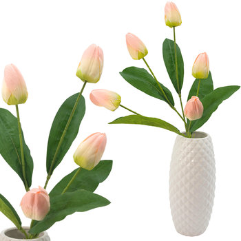 TULIPAN TULIPANY BUKIET SZTUCZNE RÓŻOWE KWIATY - decortrend